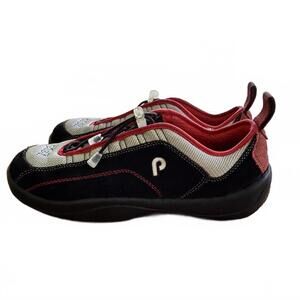 Piloti Spyder SV Driving Shoes Men’s 10.5 Black Red Leather Racing Motorsport